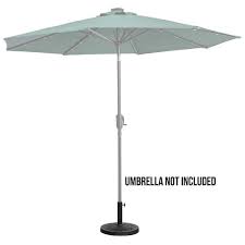 Preston 26 Lbs Composite Patio Umbrella Base In Black