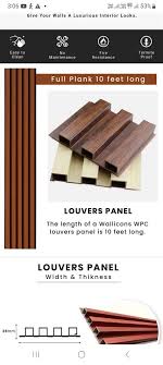 Louvers Charcoal Panel At Rs 750 Piece