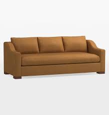 Guilford Leather Sofa 88 Width 25 Classic Seat Depth Echo Fawn Leather