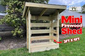 Small Firewood Storage Shed Plans