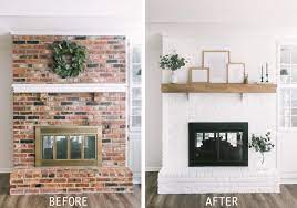 How To Paint Your Brick Fireplace