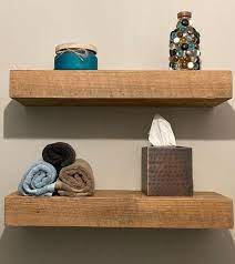 Floating Shelf Made From Reclaimed