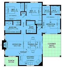 Plan 42949 Classic 3 Bedroom Modern