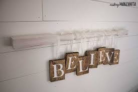 Diy Believe Sign With