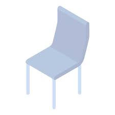 Soft Textile Chair Icon Isometric Of