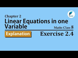 Class 8 Maths Chapter 2 Exercise 2 4