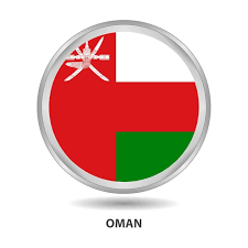 Oman Round Flag Design Is Used As Badge