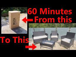 4 Seater Rattan Patio Furniture