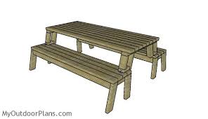 Folding Picnic Table Plans Myoutdoorplans