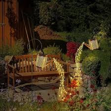 Solar Watering Can Light Hanging
