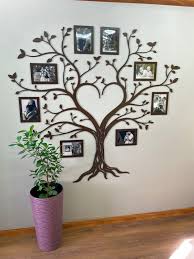 Photo Frames Collage Wooden Tree Of