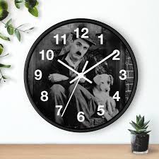 Charlie Chaplin A Dog S Life Wall Clock