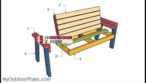 2x4 Garden Bench Plans Myoutdoorplans