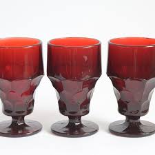 Ruby Red Glassware Anchor Hocking Ruby