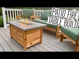 Diy Fire Pit Table Build Outdoor