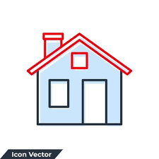 House Building Icon Logo Vector