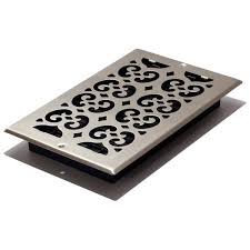 Decor Grates 10 In X 6 In Brushed