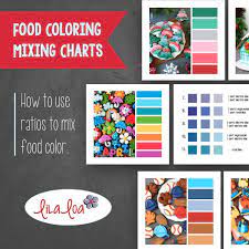 Food Coloring Mixing Charts