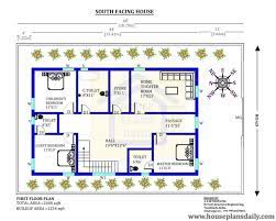 South Facing House Plan Per Vastu