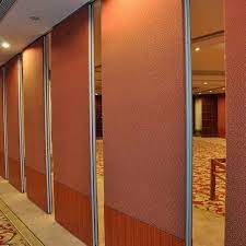 Brown Acoustic Movable Wall Partition