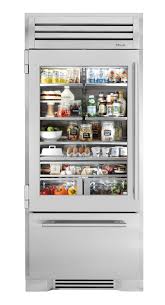 36 Glass Door Refrigerator With