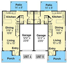 3 Bedroom Duplex House Plan 72745da