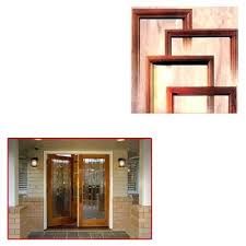 Brown Wooden Door Frames For Home Size