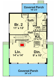 2 Bed Tiny Home Plan For A Sloping Lot