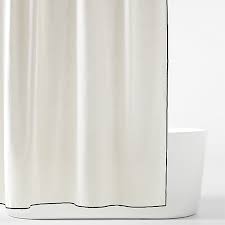 Merrow Stitch Black White Shower