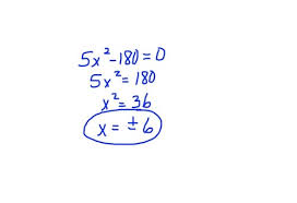 Solving Quadratic Equations Using