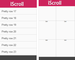 iscroll smooth scrolling for the web