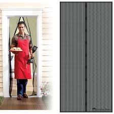 Magnetic Screen Door With Heavy Duty Magnets And Mesh Curtain By Everyday Home