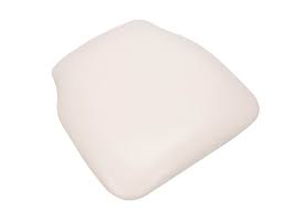 White Vinyl Chiavari Chair Cushion