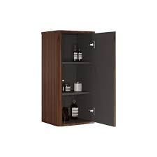 Bathroom Storage Wall Cabinet In Walnut