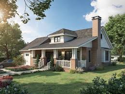 Small Craftsman Home Plan 2 Bedrm 2