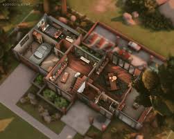 The Sims 4 Modern Wood Home