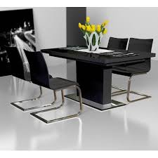 High Gloss Modern Extendable Dining Table