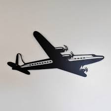 Metal Airplane Wall Art Art Deco
