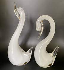 Matched Pair Vintage Murano Cenedese
