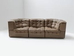 Swiss Ds11 Modular Sofa In Brown