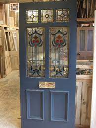 Stained Glass Door Victorian Front