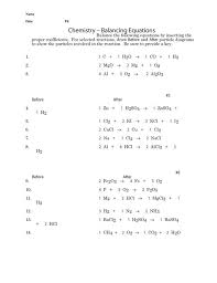 Balancing Equations 37