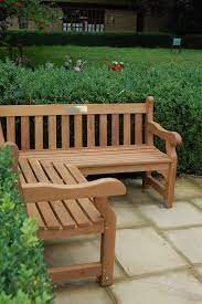 Hardwood Curved Garden Seats