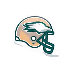 Green Color Philadelphia Eagles Sticker