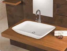 Ceramic White Plain Table Top Wash Basin