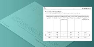 Polynomial Division Activity
