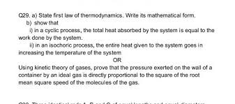Law Of Thermodynamics Write