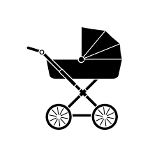 Baby Carriage Icon Baby Stroller Icon