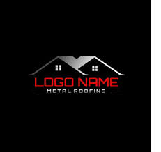 Metal Roofing Logo Vector Art Icons