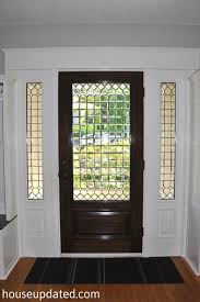 Leaded Glass Door Exterior Doors